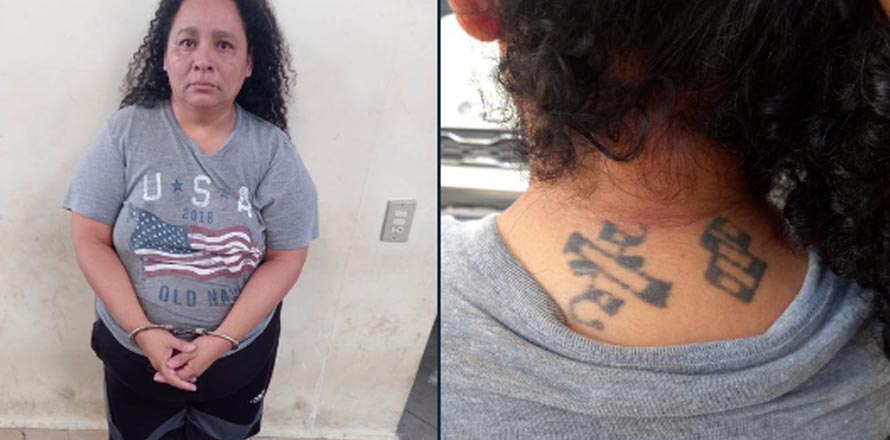 Capturan a la Maruchan, pandillera del Barrio 18R en Apopa, encargada de reclutar menores