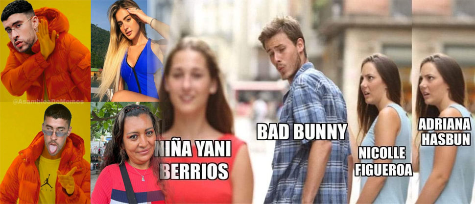 Viralizan memes luego que Bad Bunny publicó un video de su canción con Yanira Berríos