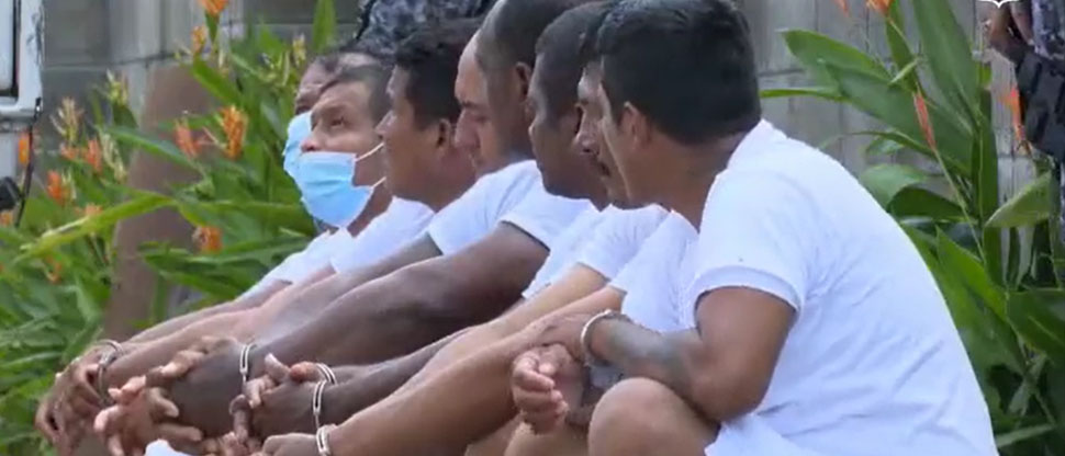 Llevan ante la justicia a extranjeros capturados por transportar millonarios cargamentos de droga