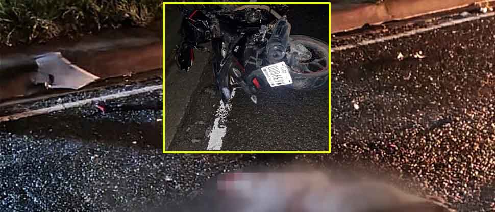 Motociclista fallece al estrellarse contra un vehículo en Santa Ana