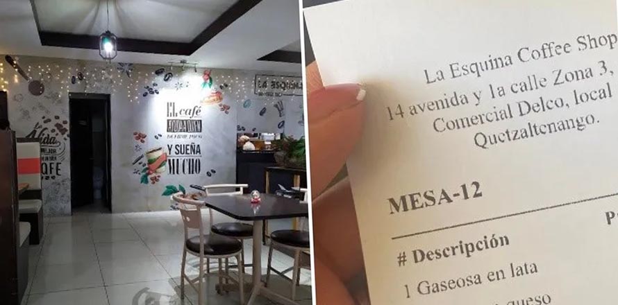 Mujer visita popular cafetería y le cobran hasta por la silla que ocupó; le salió más caro que la comida