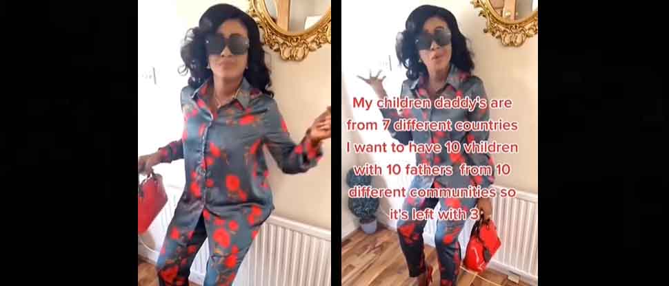 VIDEO: Mujer presume con orgullo ser madre de siete hijos con padres de diferentes países
