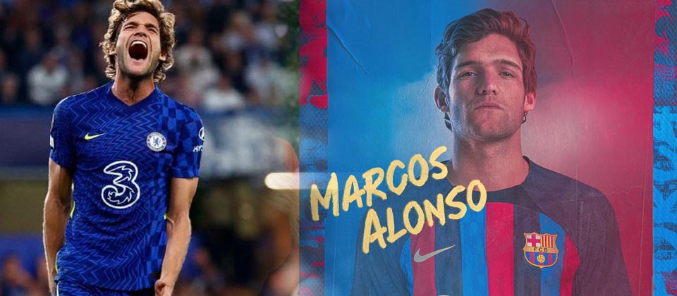 Barcelona anuncia el fichaje de Marco Alonso por una temporada