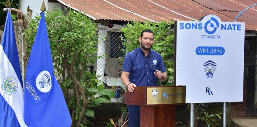 Alcaldía de Sonsonate beneficia a más de 10 mil familias con internet gratuito