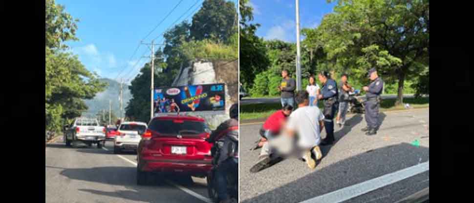 Reportan hombre atropellado en autopista a Comalapa