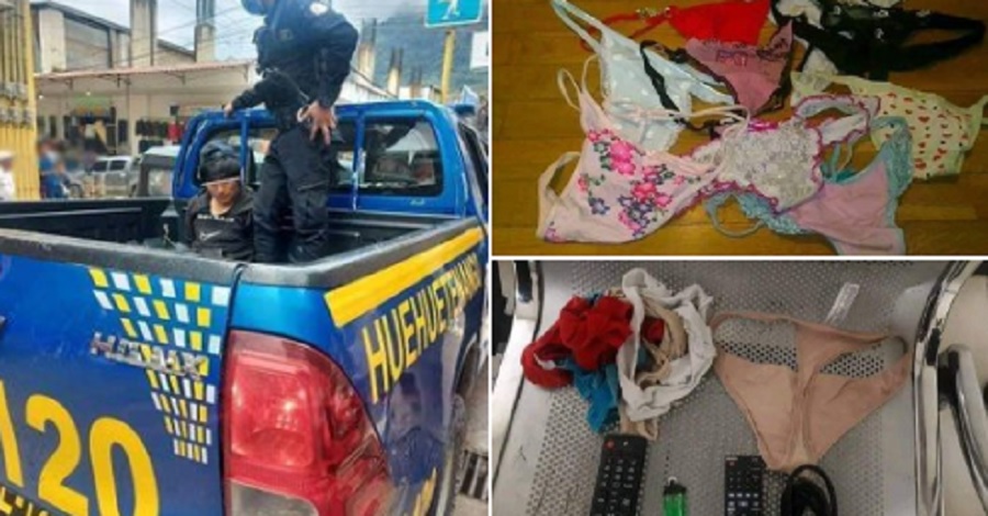 Capturan a sujeto por robar las prendas íntimas de sus vecinas