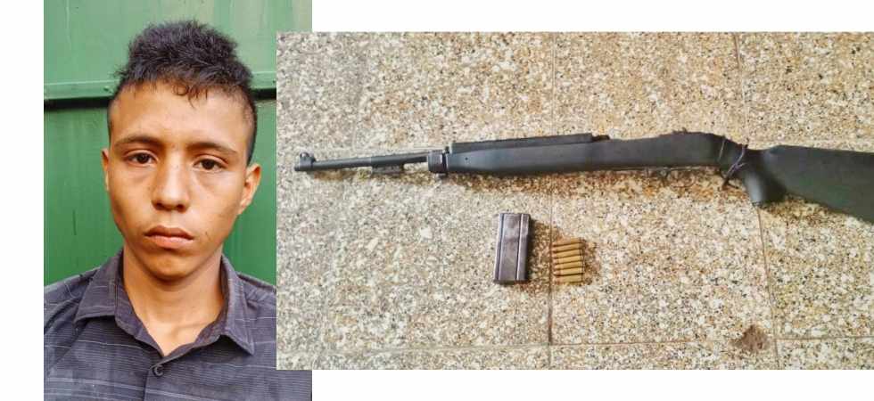 Capturan al “Can” y le incautan una carabina en Jiquilisco
