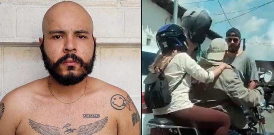 Cae sujeto intolerante que agredió a un motociclista en pleno tráfico