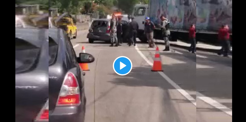 Reportan grave accidente en carretera Troncal del Norte esta mañana | VIDEO