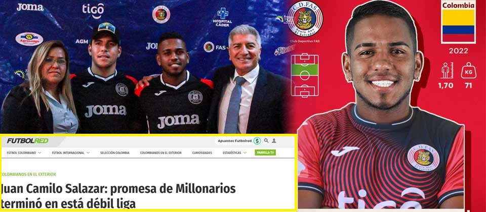 Nuevo fichaje de FAS es «menos preciado» por medio colombiano al venir a jugar al país