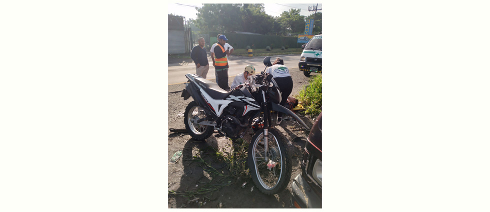 Hombre acaba en el hospital tras accidente carretera a Santa Ana