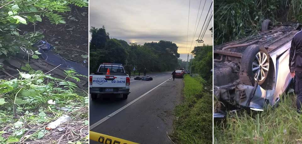 Aparatoso accidente deja cuatro lesionados y un fallecido esta mañana