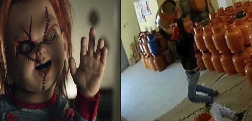 Joven asesina a su compañero con un tambo de gas; asegura que fue poseído por Chucky