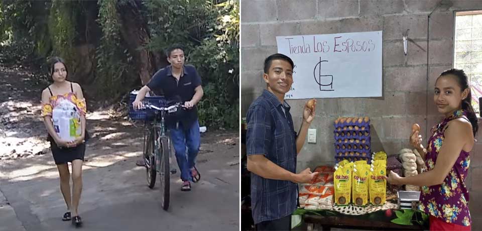 Esposos Granados López adquieren bicicleta para cumplir demanda de pedidos