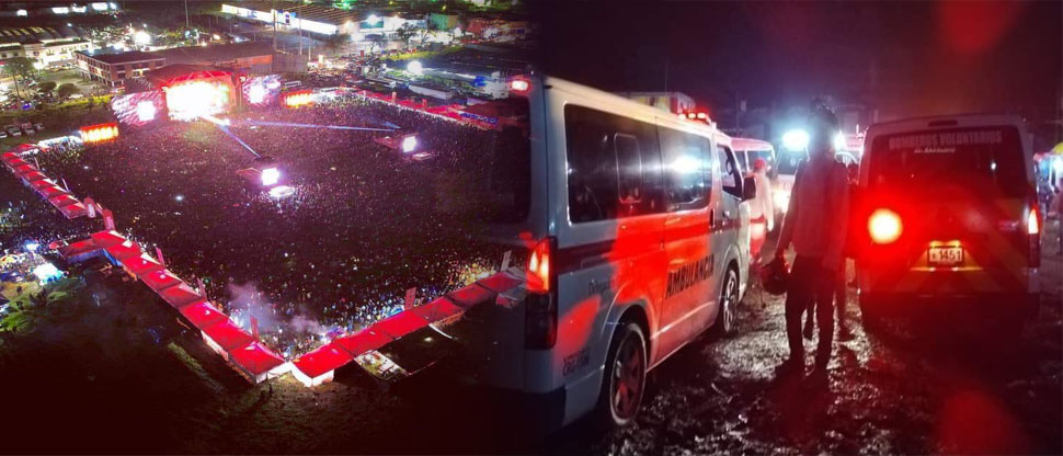 Una niña y ocho adultos mueren en estampida durante concierto de independencia en Guatemala