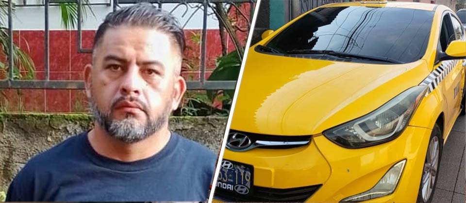 Detienen a pandillero que traficaba droga por medio de un taxi