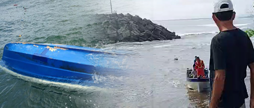 Localizan vivos a dos pescadores cuya lancha volcó al sur de la playa Los Cóbanos