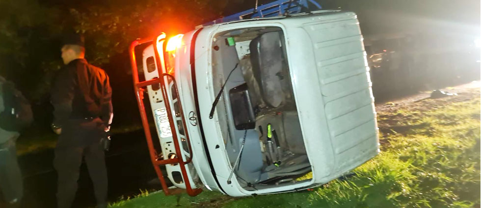 13 personas resultan lesionadas tras accidente vial cuando regresaban de un partido de fútbol