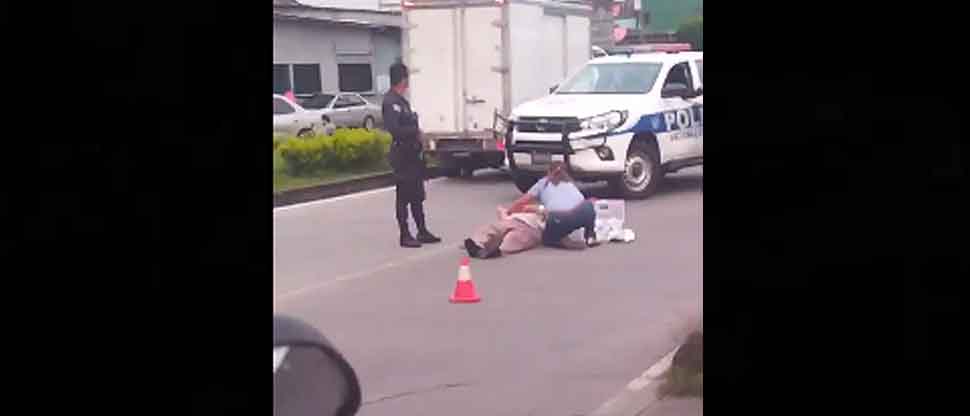 Anciano es atropellado cuando intentaba cruzar sobre la alameda Juan Pablo II