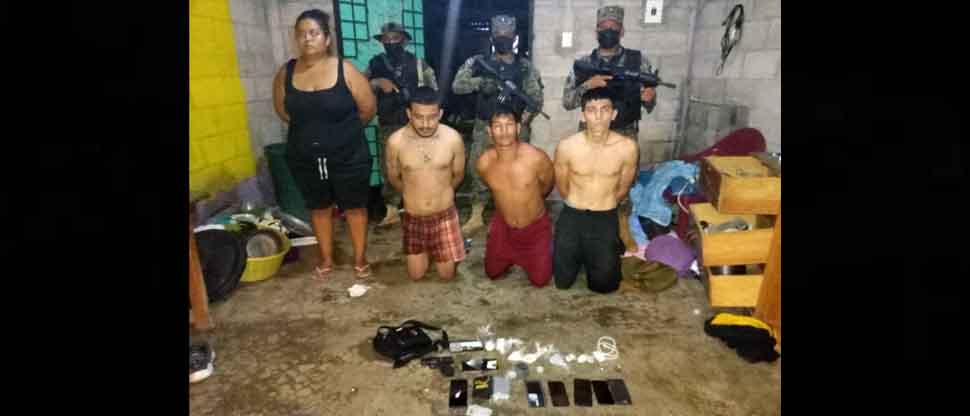 Pandilleros podrían ir varias décadas a la cárcel tras incautarles ilícitos dentro de su vivienda