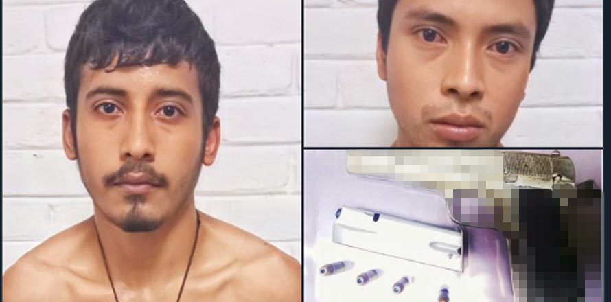 Arrestan a dos MS que alardeaban con un arma en Ahuachapán