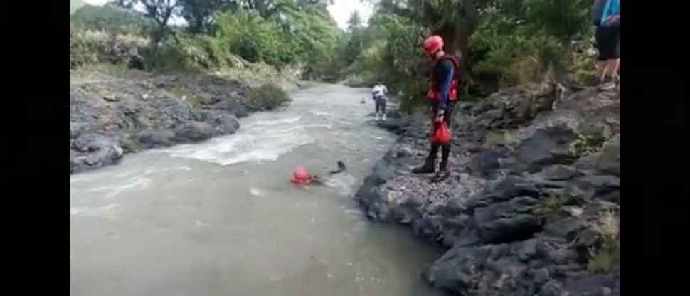 VIDEO: Intensifican búsqueda de anciano que se extravió cuando intentó cruzar un río en Santa Ana