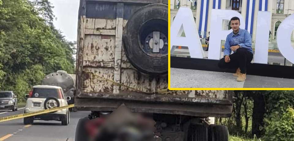 Él era Carlitos, estudiante universitario que falleció tras brutal choque contra una volqueta