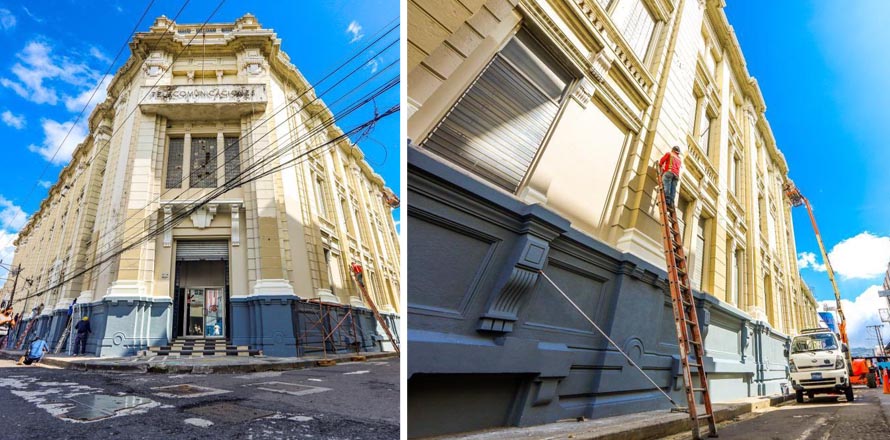 Así va quedando el edificio del ex Telégrafo tras intervención de alcaldía capitalina