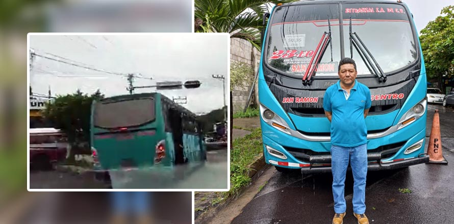 Capturan a microbusero que fue captado manejando en sentido contrario