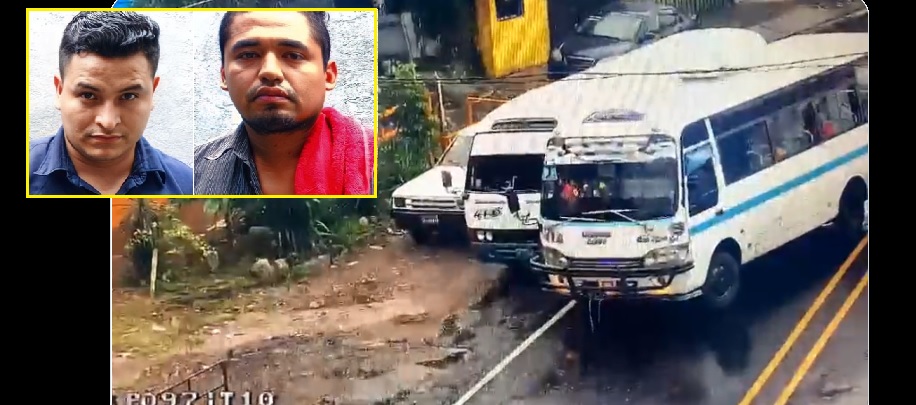 PNC localiza y detiene a microbuseros que fueron captados peleando vía en Soyapango