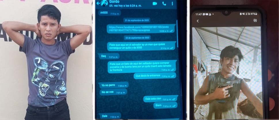 Hondureño que decidió colaborar con las pandillas para vender drogas por whatsapp