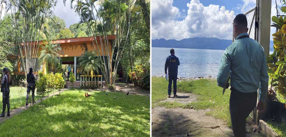 FGR procede a materializar rancho de lago y otros inmuebles provenientes de lavado de dinero y extorsiones
