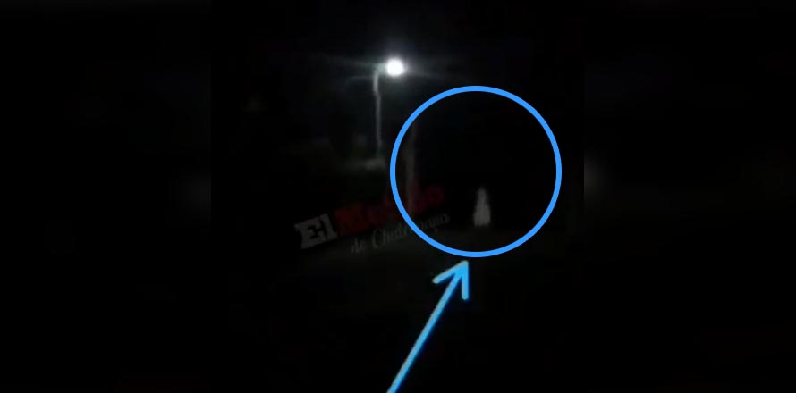 ((VIDEO)) Captan aparición de supuesto fantasma en  Santa Ana
