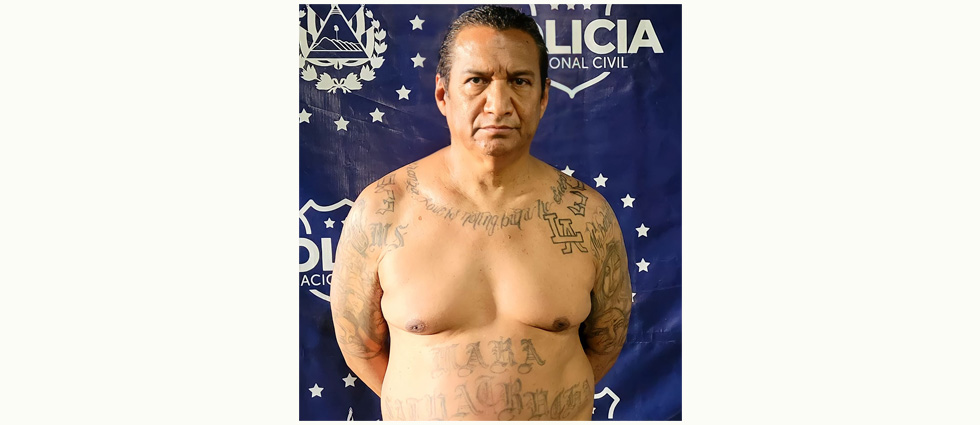Policías sacan de las calles de Santa Tecla a temido MS que tiene antecedentes desde el año 2003