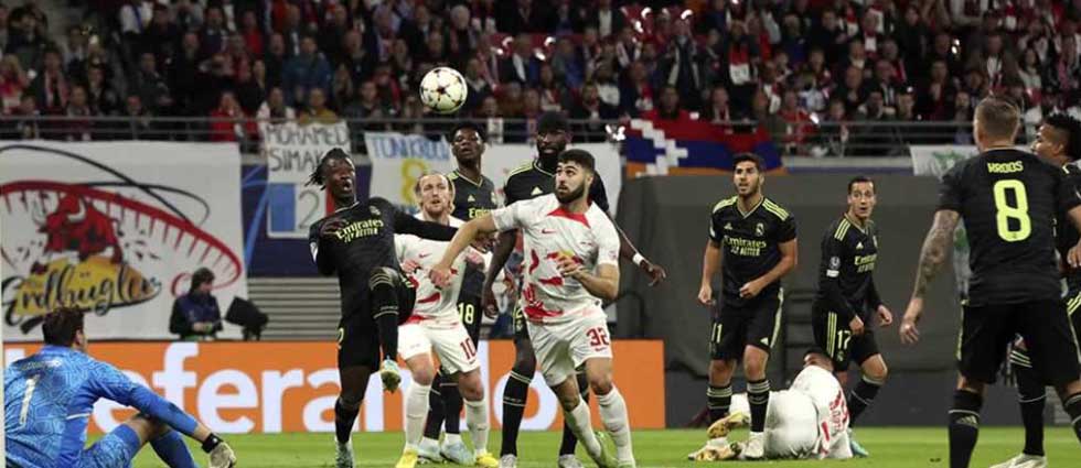 Real Madrid pone en riesgo pasar primero de grupo tras derrota con el Leipzig