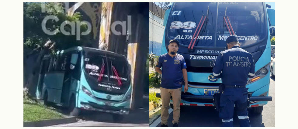 Arrestan a motorista que fue captado en video al realizar un giro indebido sobre el bulevar del Ejército