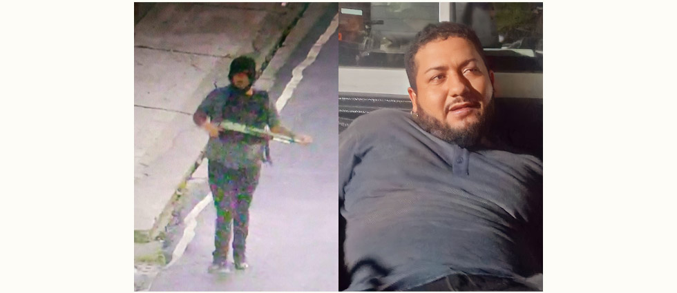 Capturan a sujeto tras ser captado por cámaras de seguridad portando una escopeta que robó a un vigilante