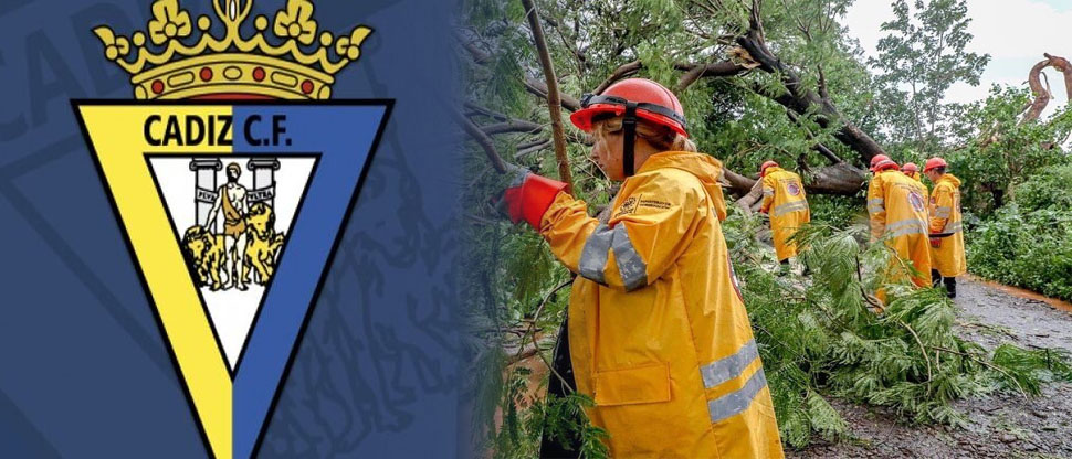 Solidaridad: El Cádiz CF envía un mensaje de aliento a salvadoreños afectados por la tormenta Julia