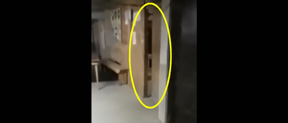 Paranormal: Captan a supuesto fantasma que azota una puerta en estadio en reparación