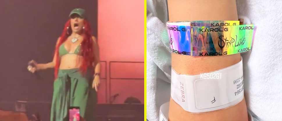 Karol G visita a bebé que nació durante un concierto suyo el fin de semana