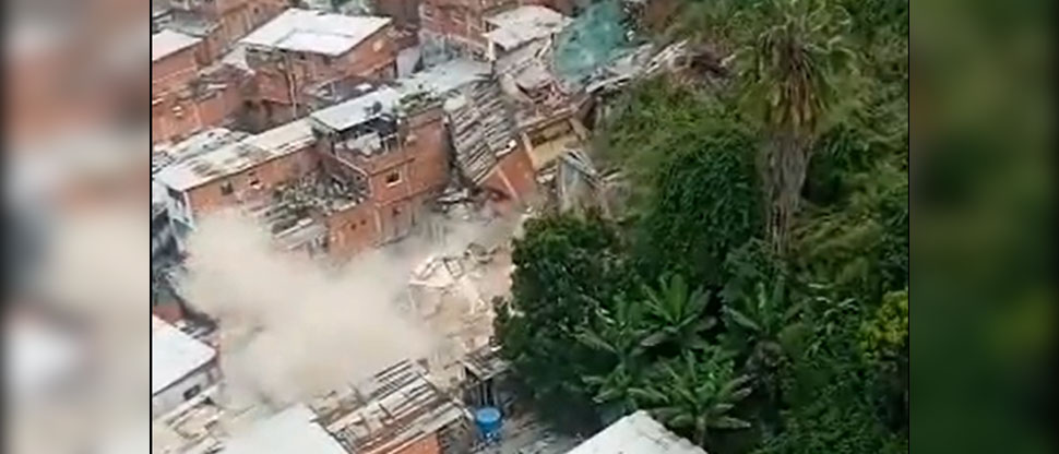 Tragedia: Se derrumban varias viviendas en Caracas, Venezuela, tras intensas lluvias