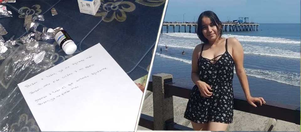 Jovencita que se quitó la vida pide como último deseo : «Cuiden de mi abuelito»