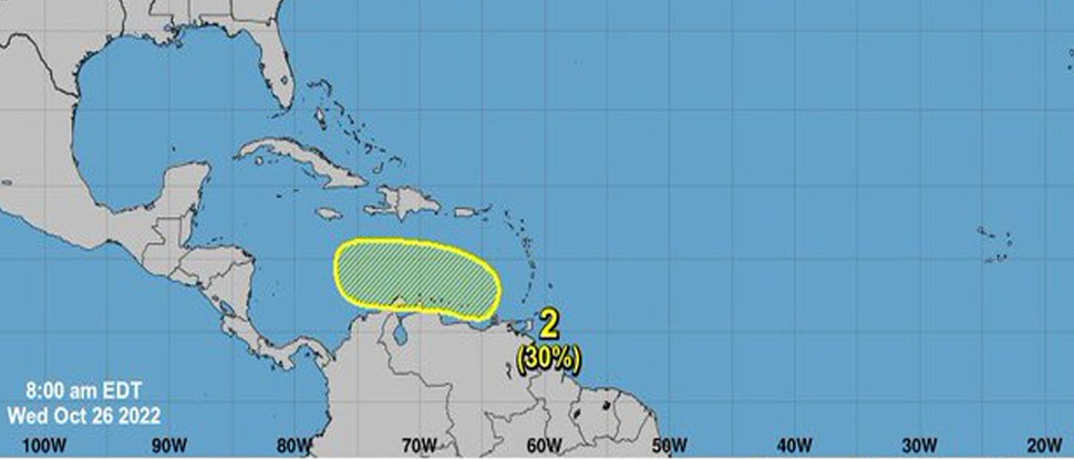 Vigilan una baja presión con probabilidades de convertirse en ciclón en los próximos 5 días