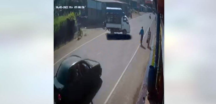 Revelan video del momento exacto en que ocurre grave accidente en Ahuachapán