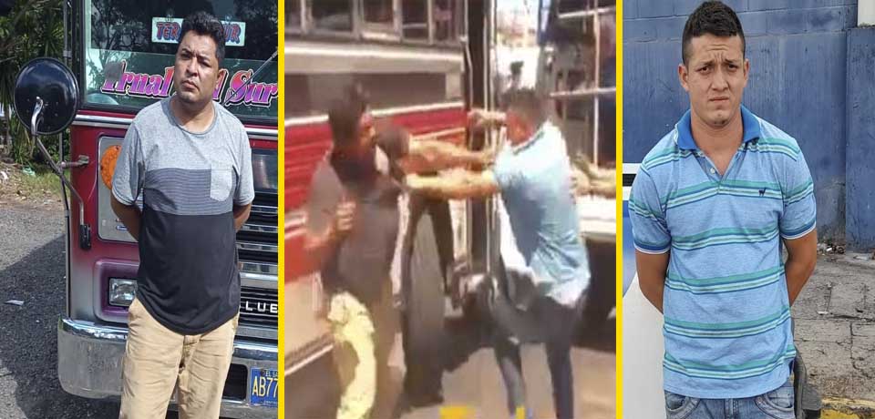 «Tres Doritos después»: Capturan a busero y picachero tras fuerte pelea en San Salvador