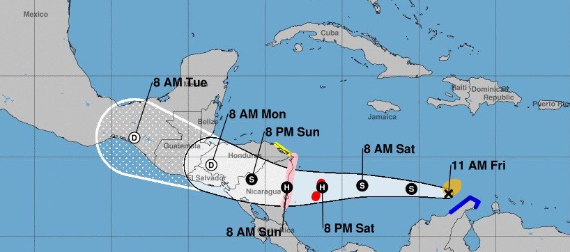 Tormenta Tropical Julia afectará directamente El Salvador