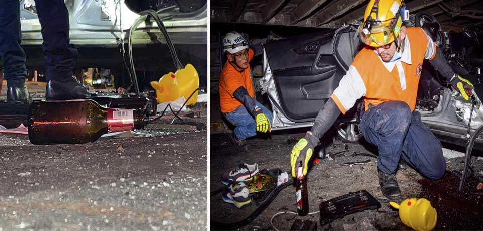 Involucrados en accidente se encuentran en estado crítico