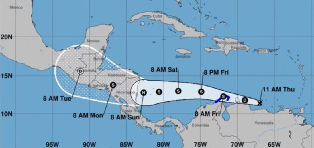 Se forma Potencial Ciclón Tropical con dirección a Centroamérica