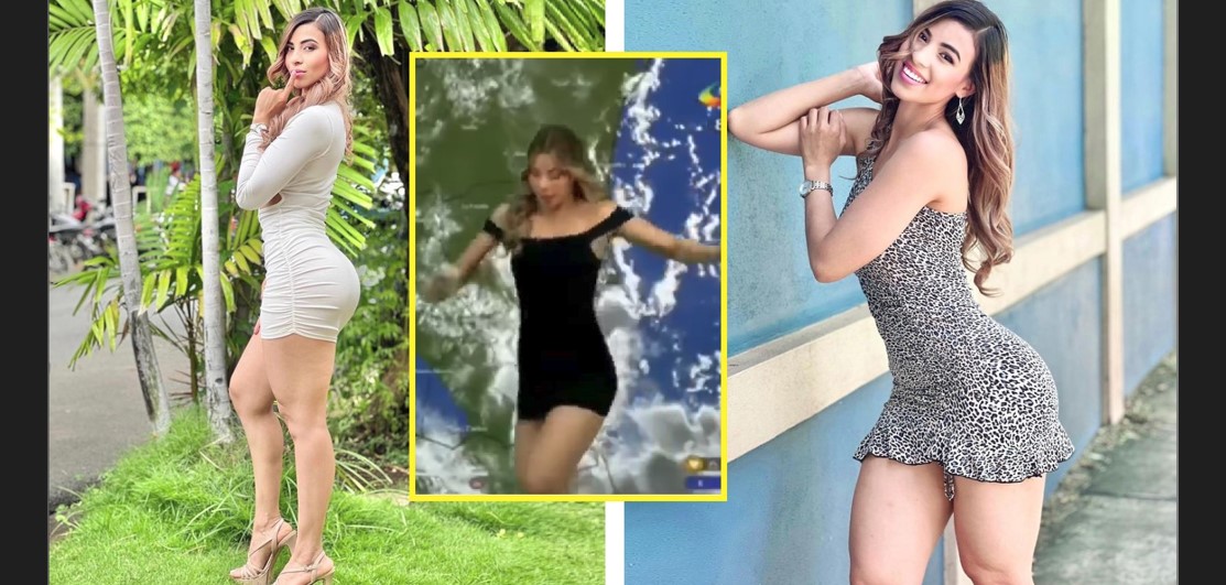 Presentadora del clima sufre fuerte caída mientras anunciaba el Huracán Julia en Nicaragua | VIDEO