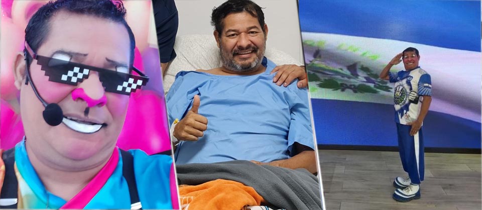 Cocolito agradece a los salvadoreños por llevarlo en «oración» tras estar mal de salud por su diabetes